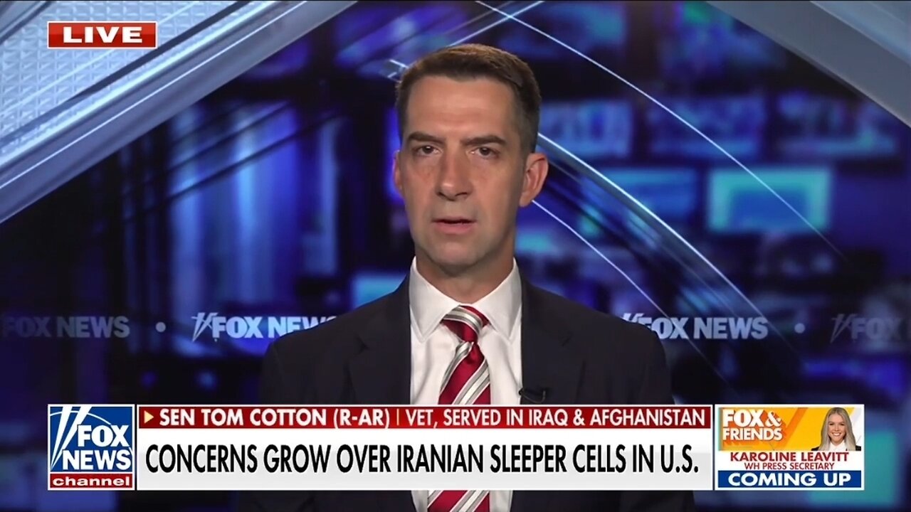 Sen Tom Cotton: We Should Be Worried About Iranian Sleeper Cells In U.S.