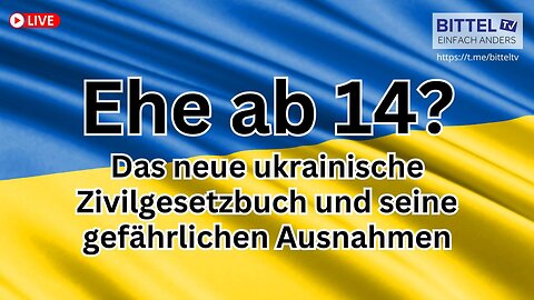 Ehe ab 14? Das neue ukrainische Zivilgesetzbuch und seine gefährlichen Ausnahmen - 4.2.2026