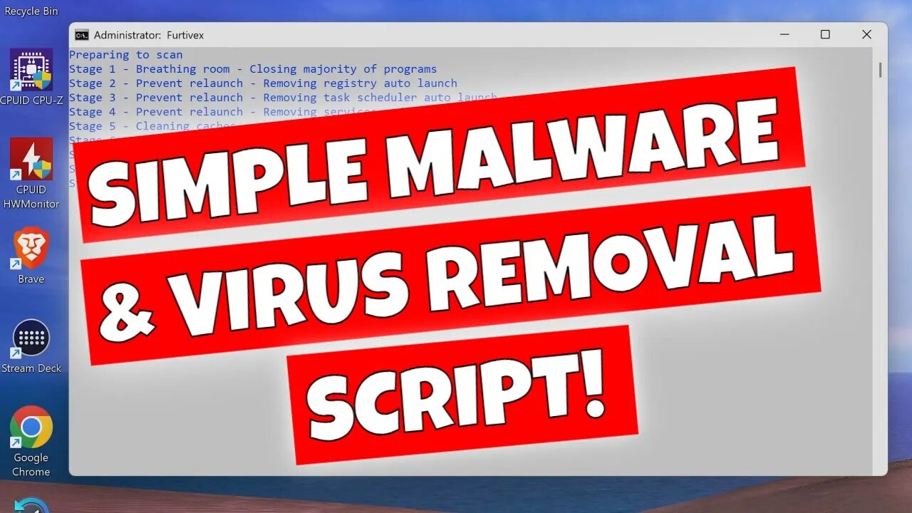 How To Quickly Remove Spyware & Virus With System Clean Up FurtiveX Malware Removal Script