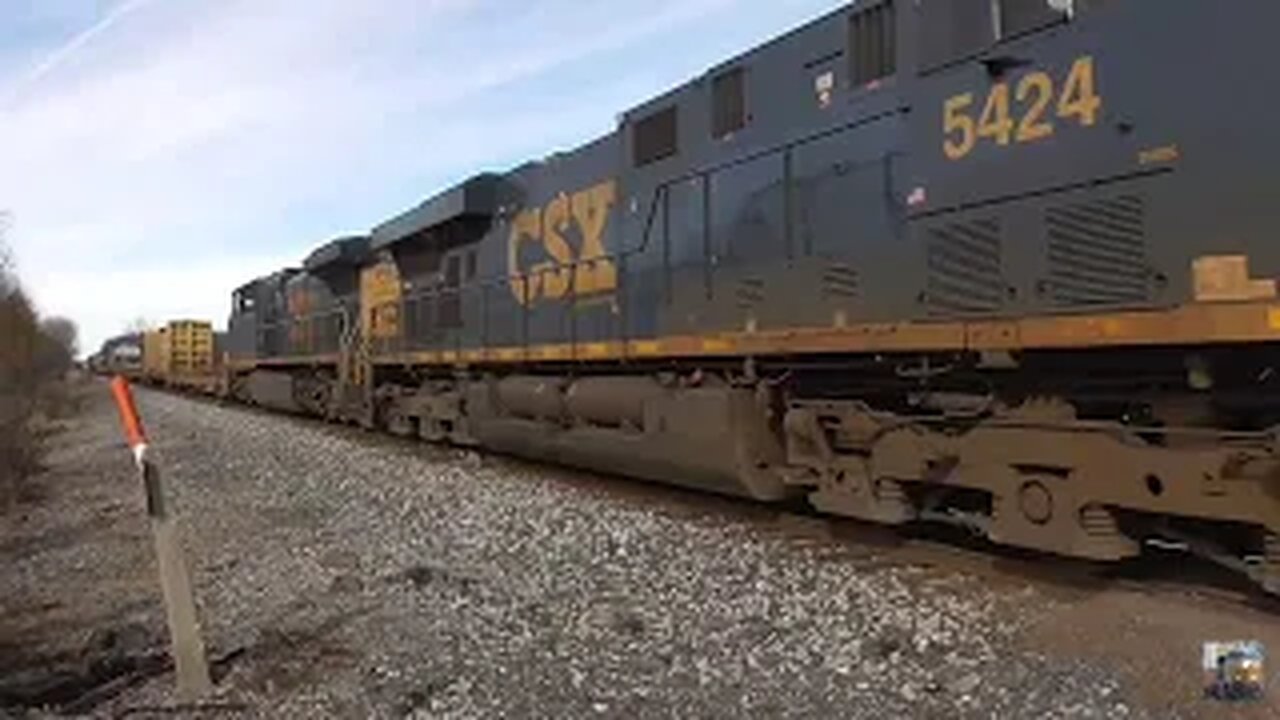 CSX Trains from Sterling, Ohio November 9, 2024 Part 3