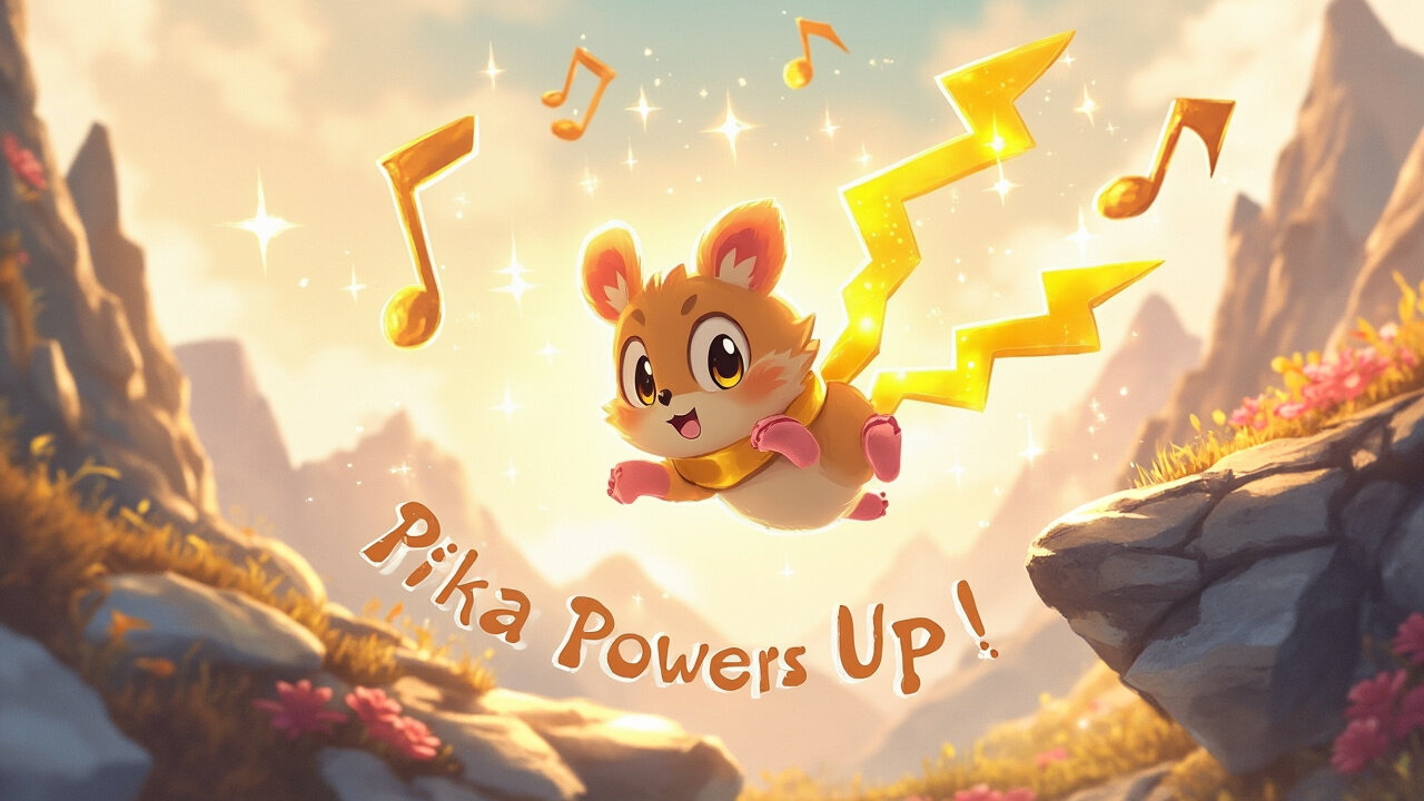 Pika Powers Up ⚡🐾 | Zippy Mountain Song for Energetic Kids!