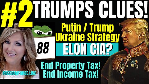 Part 2 Trump Clues with Melly! Ukraine, Elon CIA, 88, End Taxes Sunday 7-6-25