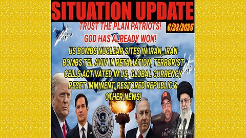 SITUATION UPDATE 6/23/25 - Iran Bombs Tel Aviv In Retaliation, Terrorist Cells Activated In US