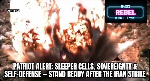 Patriot Alert: Sleeper Cells, Sovereignty & Self-Defense — Stand Ready After the Iran Strike