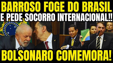 Urgente!! BARROSO FOGE DO BRASIL EM AVIÃO MISTERIOSO E PEDE SOCORRO INTERNACIONAL!!