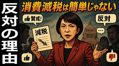 🤣高市政権の試練！なぜ消費税0％が動かないのか？反対する勢力とその理由