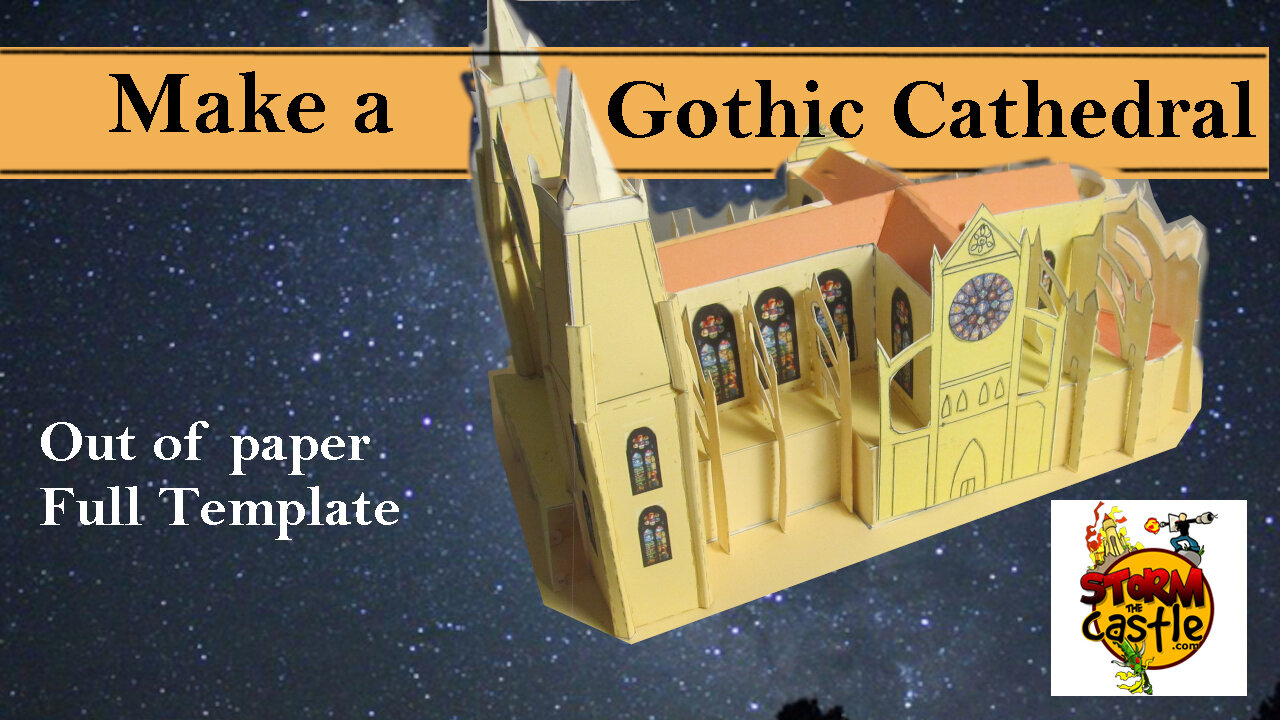 Make this Paper Gothic Cathedral