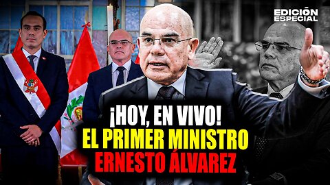 #EnVivo El primer ministro Ernesto Álvarez habla de Venezuela, PetroPerú y Pataz