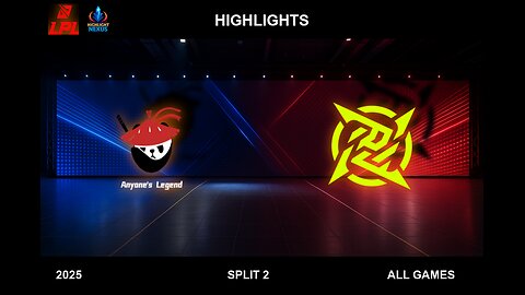 AL vs NIP ALL GAMES Highlights - LPL 2025 Split 2 - Anyone's Legend vs Ninjas in Pyjamas