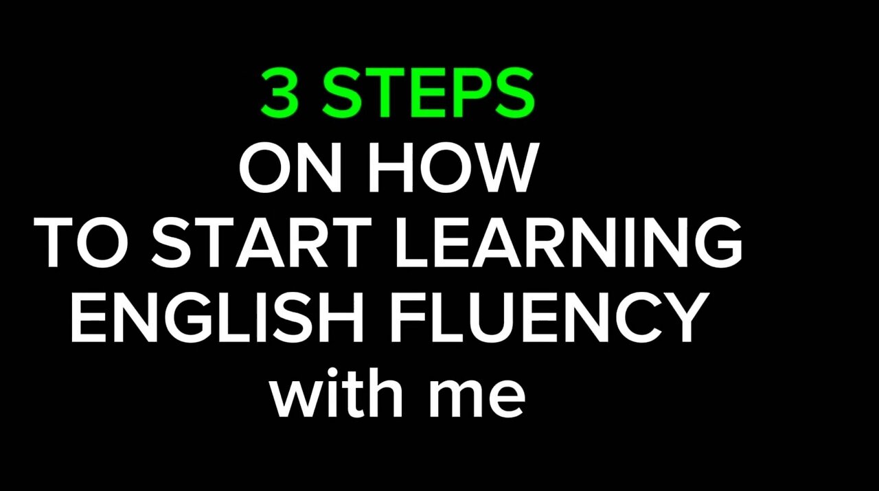 3 steps to start practicing your English with me