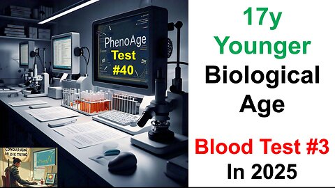 17y Younger Biological Age (Blood Test #3 In 2025)
