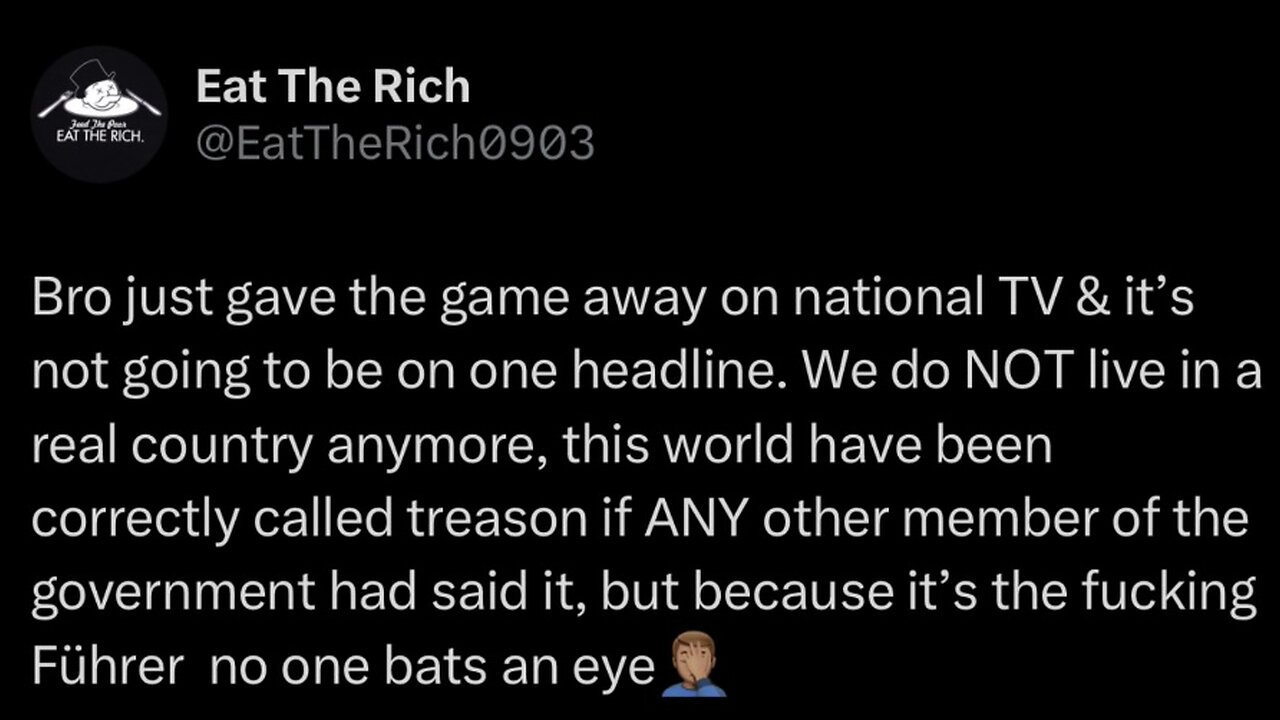 "They rigged it and I became president"