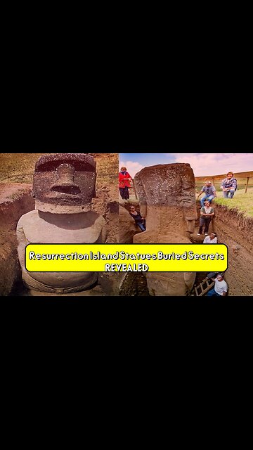 Resurrection Island: Statues' Buried Secrets REVEALED! #RapaNui #Moai #Archaeology