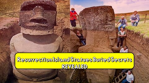 Resurrection Island: Statues' Buried Secrets REVEALED! #RapaNui #Moai #Archaeology