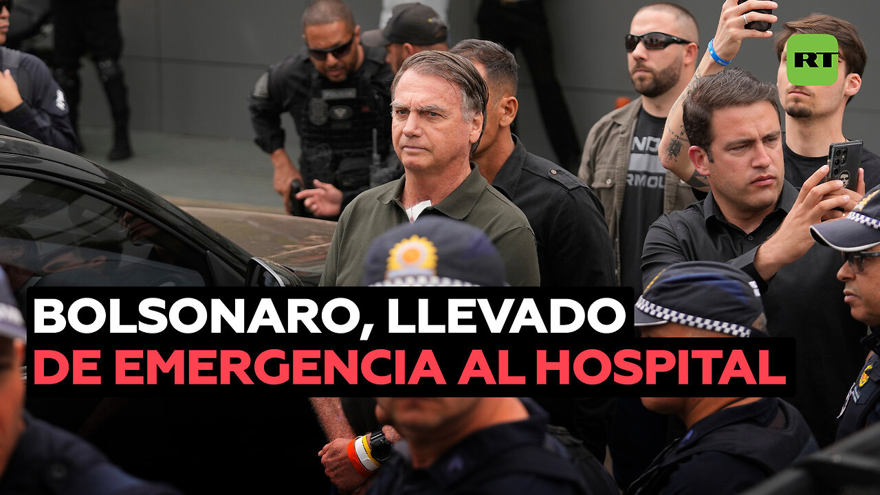 Trasladan a Bolsonaro "de emergencia" a un hospital