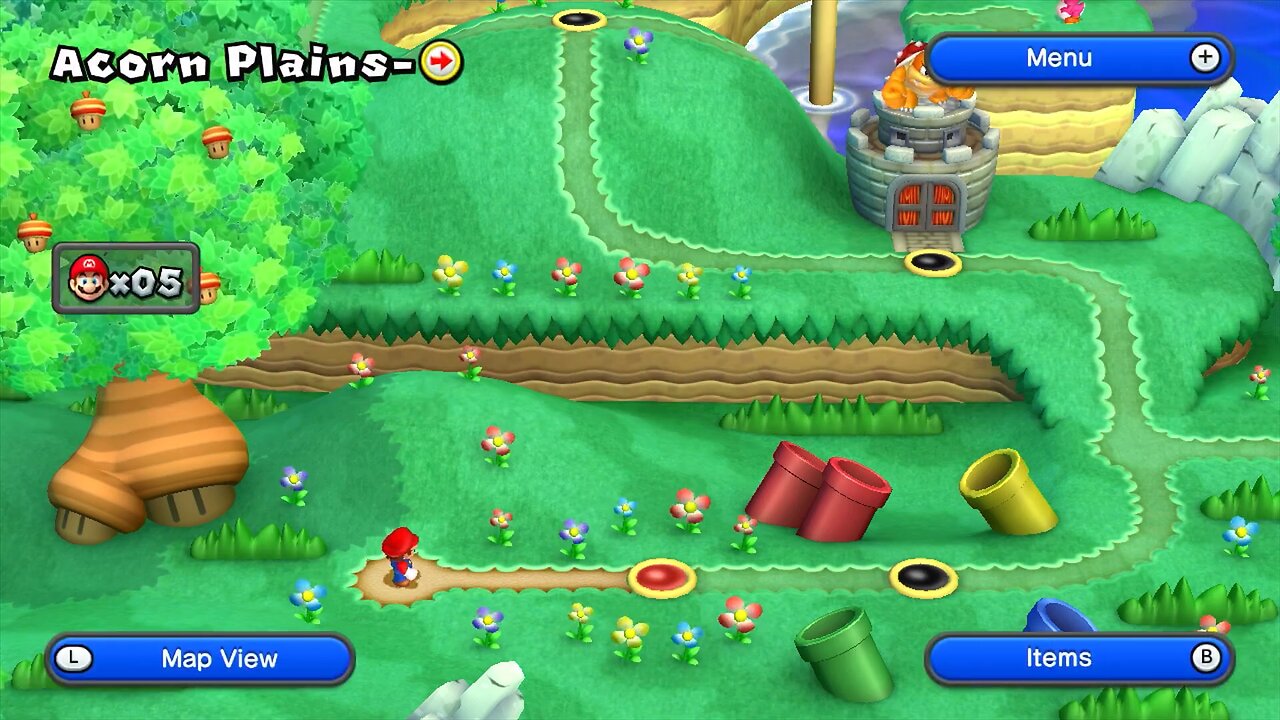 New Super Mario Bros. U (Acorn Plains)