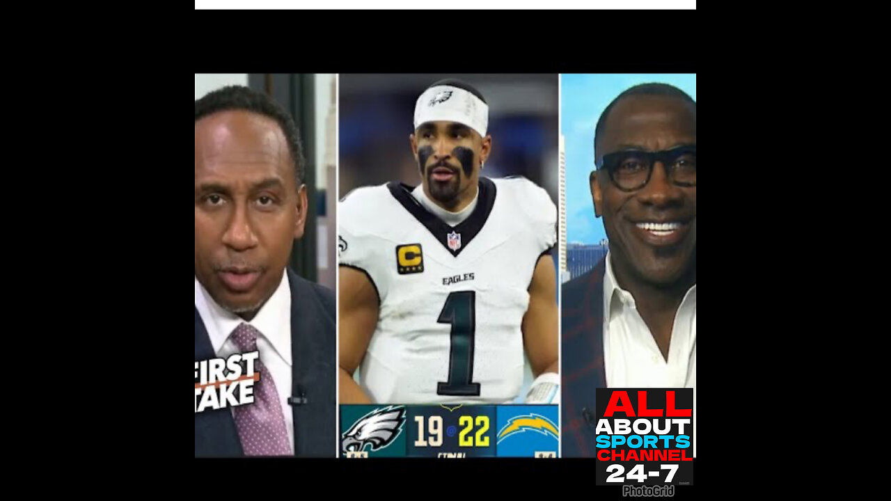 AASC #10 FIRST TAKE | Jalen Hurts hold Eagles BACK -