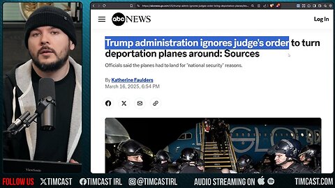 "Democrats PANIC After Trump IGNORES Judge Order To RETURN Criminal Aliens To US Soil"