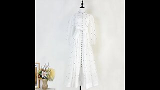 Autumn Summer Floral Luxury Diamond Dress