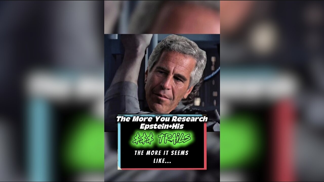 🚨⚠️ Conspiracy FACT: The More You Research Epstein+His $$$ Trails The More It Seems Like ⚠️🚨