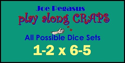 1-2 x 6-5 Dice Set Hard table