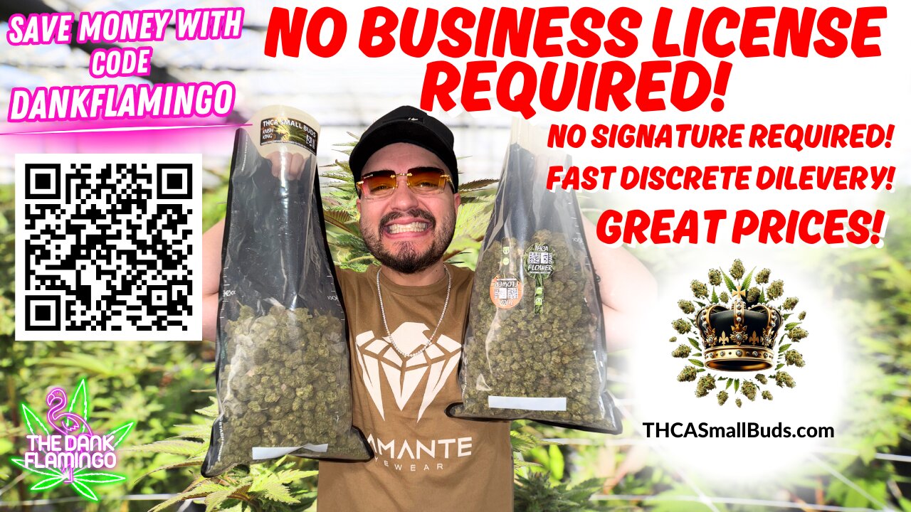 Bulk Wholesale Cheap $345 LB of Cherry Pie from THCA Small Buds!! The Dank Flamingo Review!!
