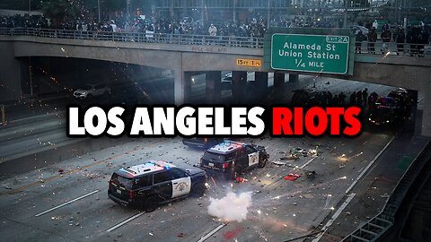 LIVE: TROOPS & RIOT POLICE in Downtown LA 🔥 Day 6 of Anti‑ICE "Unrest"