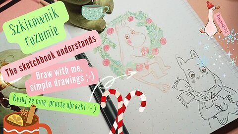 Christmas art ASMR🍄Moomin troll