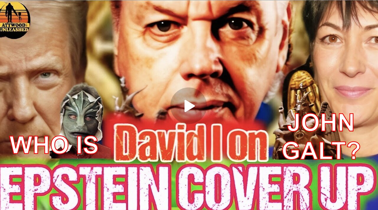 SHAUN ATTWOOD W/ DAVID ICKE Exposes EPSTEIN COVERUP, CULT OF BAAL & AI DYSTOPIA. WHO IS John Galt?