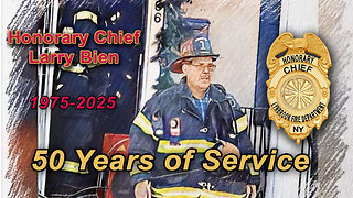 Truck Company No. 1 Salutes 50 Year Member & Honorary Chief Larry Bien