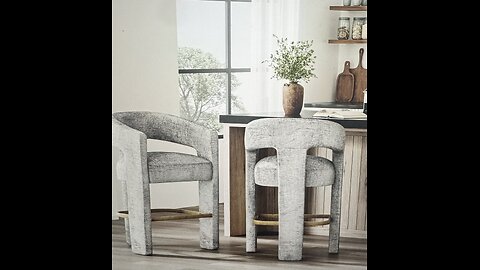Grey Upholstered Barstools Amazon Find 💗