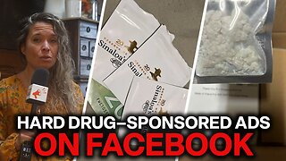 Open online sale of hard drugs advertised on Facebook