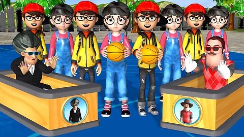 🏀 Scary Teacher 3D: Nick & Tani Troll Miss T & Hello Neighbor! 😆 | Coffin Dance Prank! ⚰️🎵