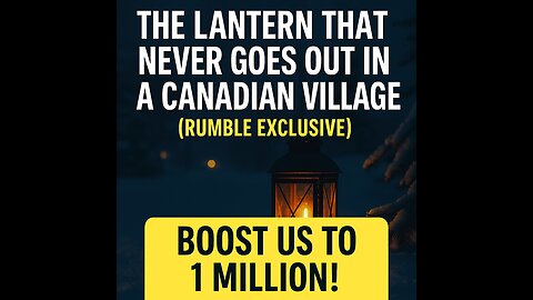 The Lantern That Never Goes Out in a Canadian Village (Rumble Exclusive)