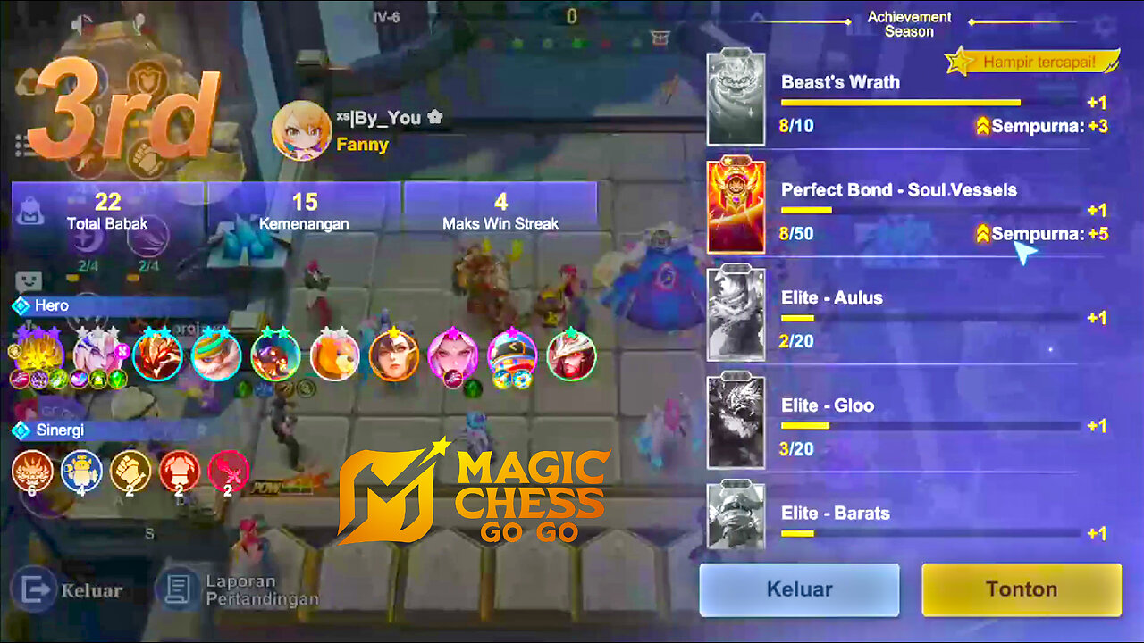 PUSH RANK Magic Chess Day 4