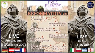 💥📢Live | Reformation 2.0 - Konferenzschaltung: Wittenberg, München, Frankfurt, Dresden, Wien u.a.💥