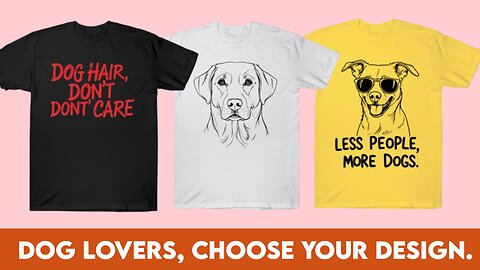 Minimalist Dog Line Art | Cute Dog Lover T-Shirt Design 🐶 | TeePublic Exclusive