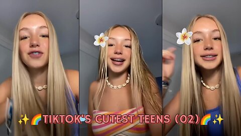 Apartment Girls Teens ✨🌈 TIKTOK'S CUTEST TEENS #2 🌈✨4K HD
