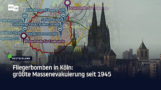 Fliegerbomben in Köln: größte Massenevakuierung seit 1945