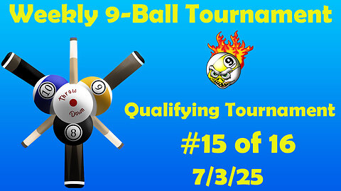 DBM Weekly 9-Ball Tournament