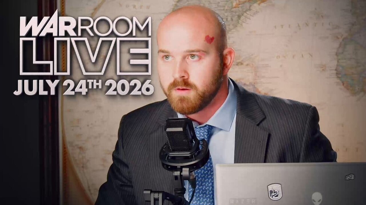 WAR ROOM LIVE WITH HARRISON SMITH - 7/24/2026: Trump In “Revenge Mode” After 13th Consecutive Night Of U.S. Strikes On Iran… PLUS, The Anti-White Shiloh Hendrix First Amendment Double Standard & Democrats’ Voter Suppression Lie Implodes as Th