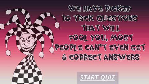 10 Trick questions