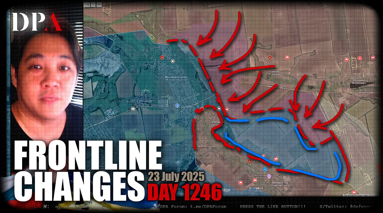 [ Ukraine Frontline Changes ] THE BEAR TOOK A BITE!!! Russia push towards Plavni!