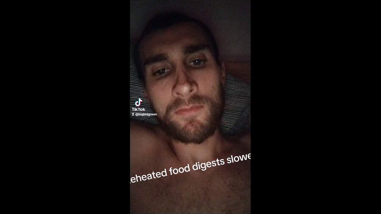 Reheated food can be good