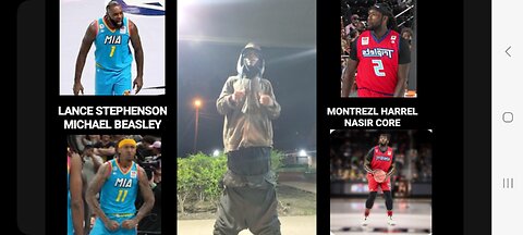 LANCE STEPHENSON VS NASIR CORE BIG 3 LEAGUE MICHAEL BEASLEY MONTREZL HARRIS NBA STARS LEGENDS 💪🏾🔵