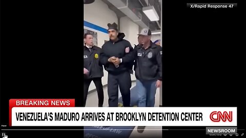 Maduro arrives at the Metropolitan Detention Center in Brooklyn