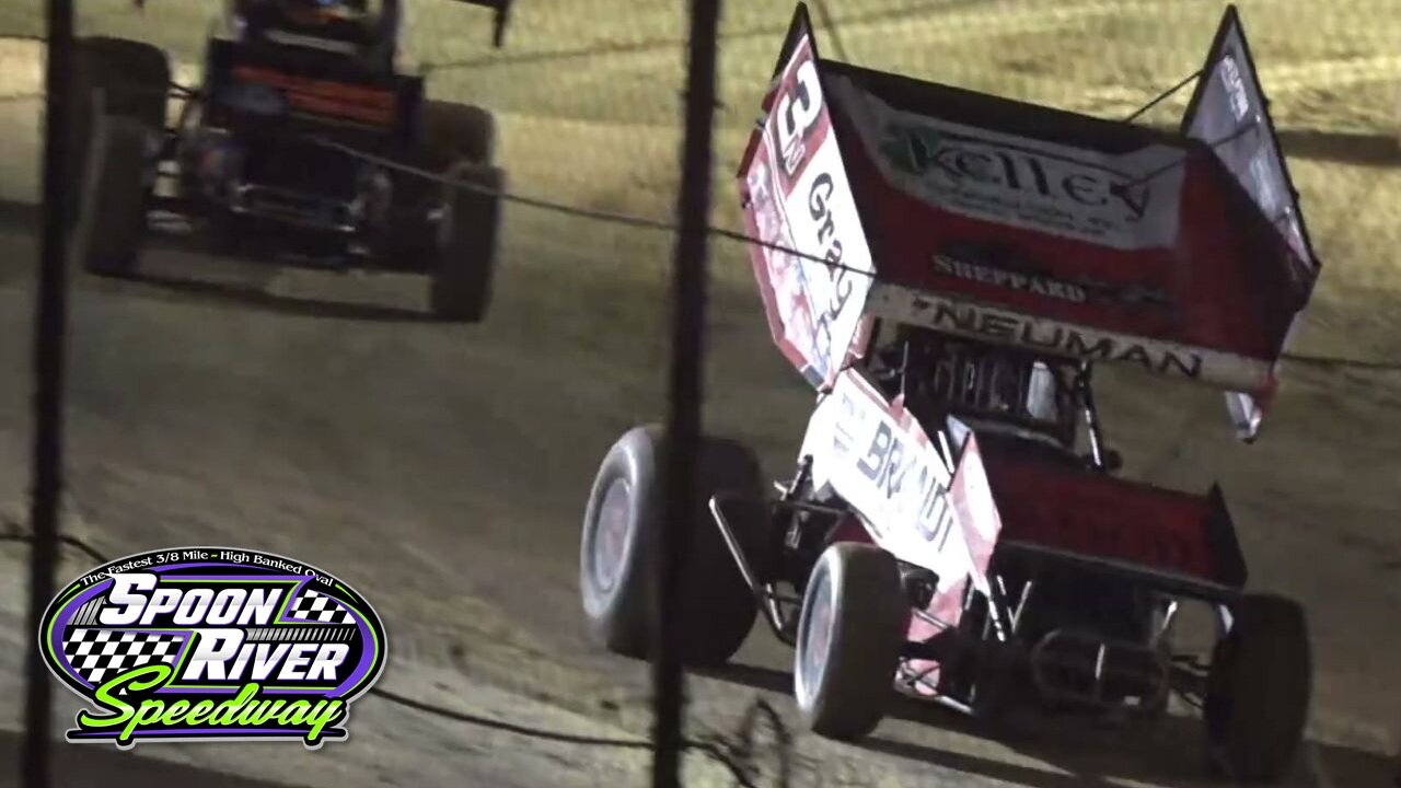 Xtreme Outlaw Midgets At Spoon River Speedway (7/18/2025)