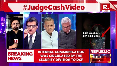 Judge Cash Scandal Video _ Did CJI Not Consider This Matter Important Enough__ Arnab's Big Question