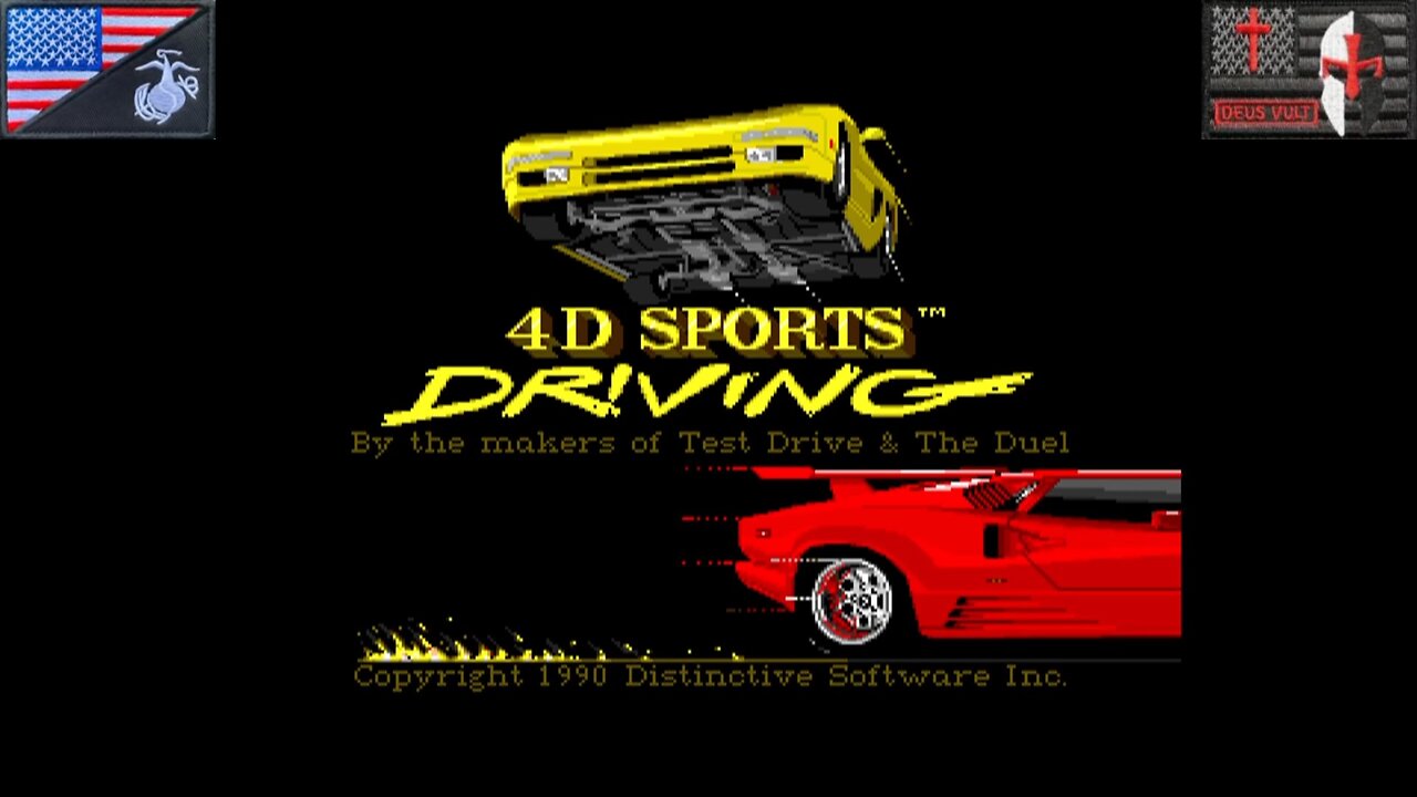 Hardcore Computer Theater: "4D Sports Driving" [Part 1] (Commodore Amiga 500 - 1992) [EU Version]