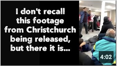 "Previously Unseen Footage from Christchurch Now Released"